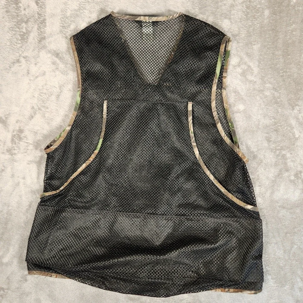 Walls Hunting Vest Mens XL Black Camo Excellent Mesh Game Bag Shell Loops